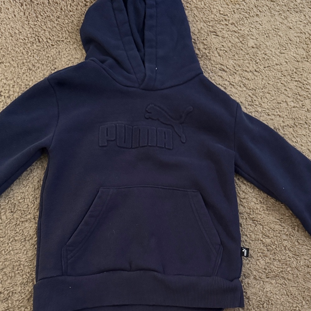 Puma Kids Dark Blue Hoodie
